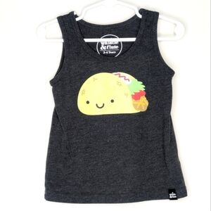 Whistle & Flute Taco Tank Top Sleeveless Shirt 3/4